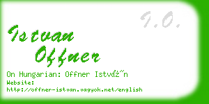istvan offner business card
